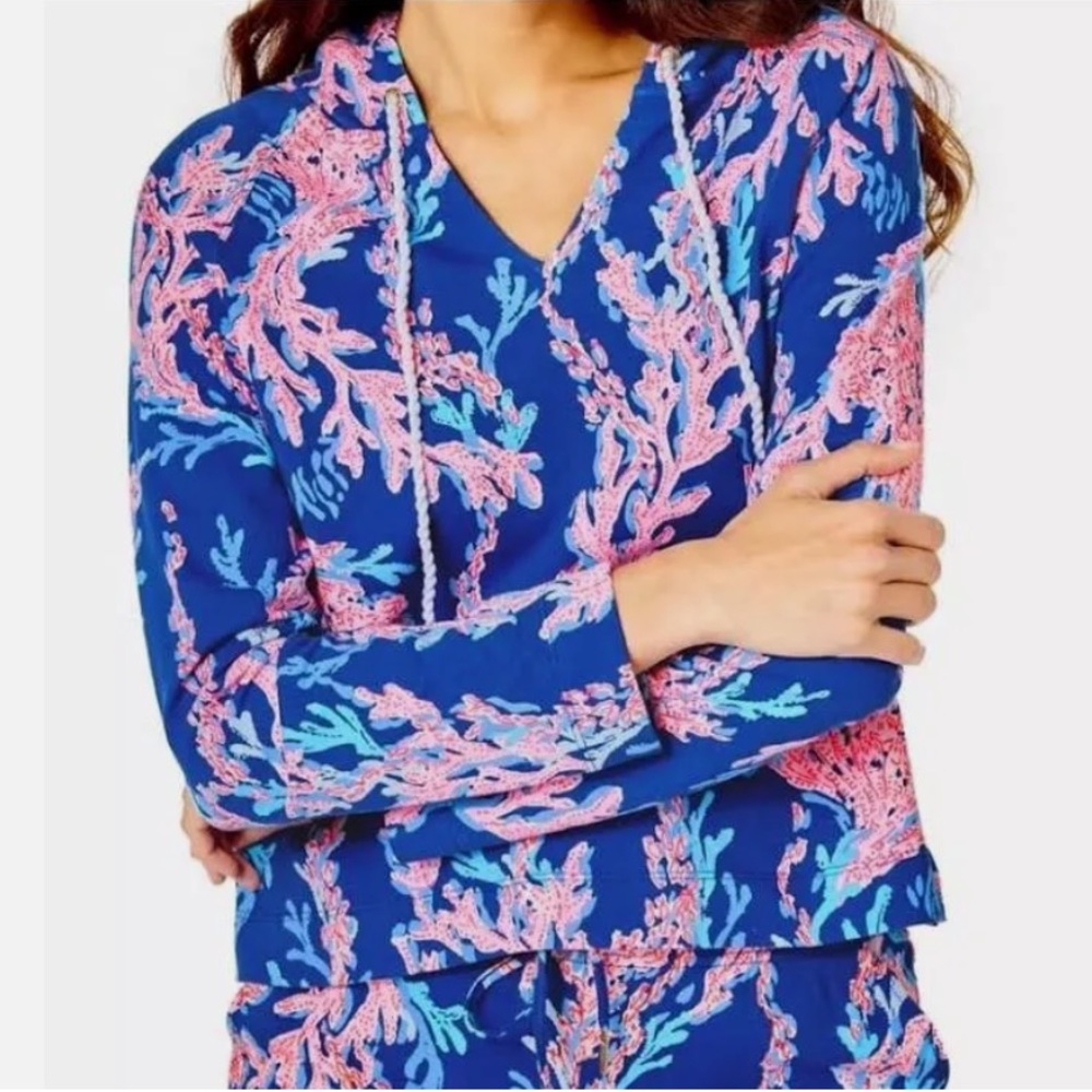 Lilly Pulitzer Kiawah Hoodie EUC
